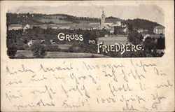 View of Town Postcard