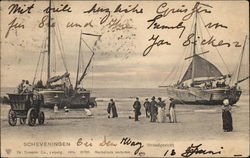 Strandgezicht Scheveningen, Netherlands Benelux Countries Postcard Postcard