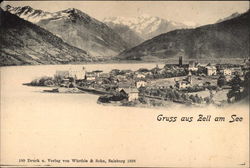 Greetings from Zell am See Austria Postcard Postcard