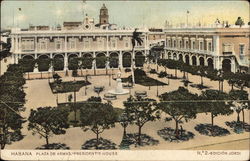 President's House - Plaza de Armas Havana, Cuba Postcard Postcard