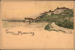 Gruss aus Meersburg Postcard