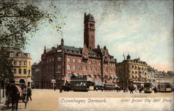 Hotel Bristol, City Hall Place Postcard