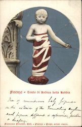 Tondo di Andrea della Robbia Postcard