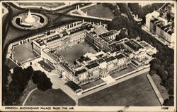 Buckingham Palace from the Air London, England Postcard Postcard