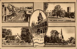 Greetings from Northampton, with Interesting Views Postcard