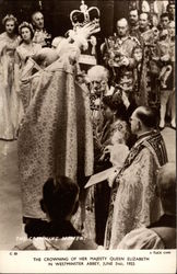 The Crowning of Her Majesty Queen Elizabeth Postcard