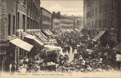 Petticoat Lane on Sunday Morning Postcard