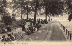 View in Hyde Park Postcard