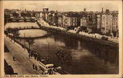 The River Liffey and Quays Postcard