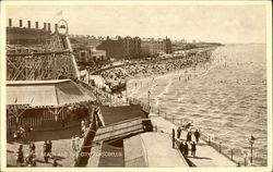 The Beach and Fun City Postcard