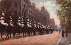 Troop of Life Guards London, England Postcard Postcard