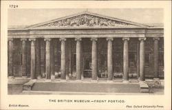 The British Museum - Front Portico Postcard