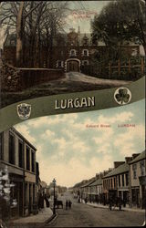 THe Old Castle and Edward Street Lurgan, Northern Ireland Postcard Postcard