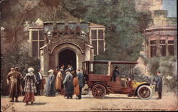 H.M. The King Leaving Lismore Castle for a Motor Drive Postcard