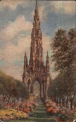 Scott Monument Postcard