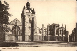 King's College in Aberdeen, Scotland Postcard Postcard