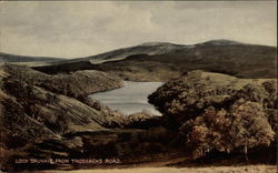 Loch Drunkie from Trossachs Road Postcard