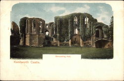 Kenilworth Castle - Banqueting Hall England Postcard Postcard