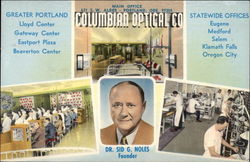 Columbian Optical Co Portland, OR Postcard Postcard