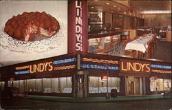 Lindy's New York, NY Postcard Postcard