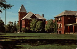 Administration Building and Campus, Michigan College of Mining and Technology Postcard