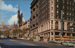 State and Pearl Streets Albany, NY Postcard Postcard