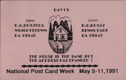 National Post Card Week May 5-11, 1991 Postcard