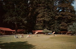 Hartsook Inn "Cottages" Piercy, CA Postcard Postcard