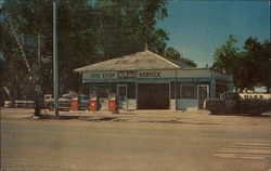 Ole's Service Station - Motel - Stock Farm Wolsey, SD Postcard Postcard