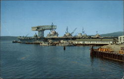 US Naval Shipyard Bremerton, WA Postcard Postcard