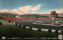 El Capitan Motel Gallup, NM Postcard Postcard