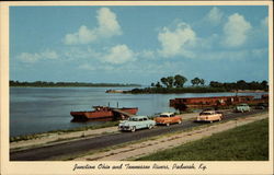 Junction Ohio and Tennessee Rivers Postcard