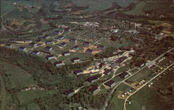 Aerial View of Town, Nelson County Bardstown, KY Postcard Postcard