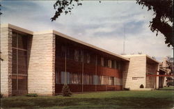 Broadhurst Hall, Southwestern College Winfield, KS Postcard Postcard