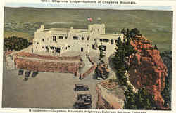 Broadmoor-Cheyenne Mountain Highway Postcard