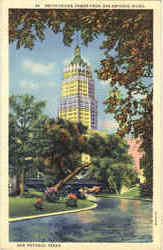 Smith Young Tower From San Antonio River Postcard