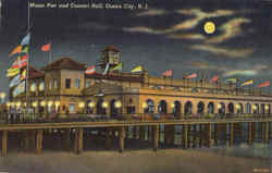 Music Pier and Concert Hall Postcard