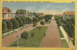 Central Avenue Looking North From 26th Avenue Postcard