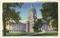 Kansas State Capitol Postcard