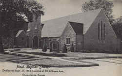 First Baptist Church Postcard