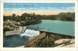 Hamlin Lake Dam Postcard