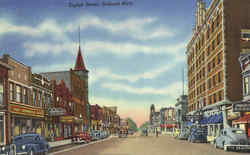 Eighth Street Holland, MI Postcard Postcard