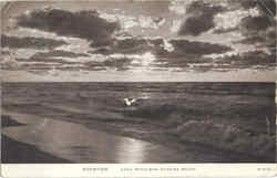 "Eventide" Lake Michigan Camera Study Postcard