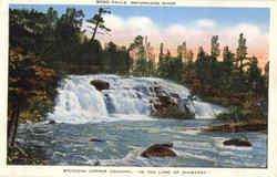 Bond Falls Ontonagon River Postcard