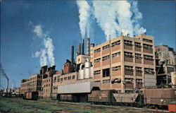 Corn Product Factory Postcard