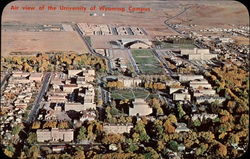 Air View of the University of Wyoming Campus Laramie, WY Postcard Postcard