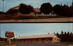 Carlson's Motel , Ferry Lane Road Postcard