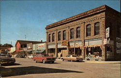 Street Scene Port Austin, MI Postcard Postcard