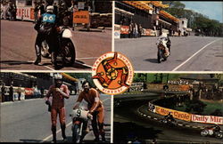 Motor Cycle Racing Postcard