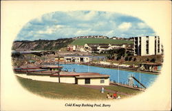 Cold Knap Bathing Pool Barry, Wales Postcard Postcard